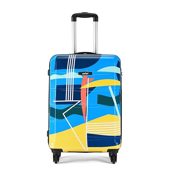 Buy Safari Regloss 55 cm Printed Hardsided Cabin Luggage, Approved for