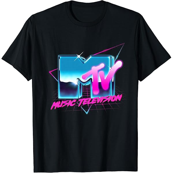 Amazon.com: Mademark x MTV - Womens Retro MTV Logo 80's Chrome