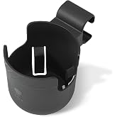 Weber Works&trade; Bottle Holder | Rail‑Mounted Drink Holder for Bottles, Cans, Tumblers &amp; Outdoor Beverage Storage on Weber&reg; Griddles and BBQ Stations