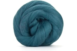Revolution Fibers Merino Wool Roving | Premium Combed Wool Top | 22 Micron, Perfect for Felting Projects, Spinning, Wall Hangings and Tapestry (Duck Egg Green)
