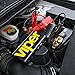 Brightech - VIPER V2 Car Jump Starter with Air Compressor - Ultra Large Capacity 15,000 mAh - 500 Amp Peak - The Ideal Kit to Keep in Your Car - Never Be Stranded by a Dead Battery or Flat Tire
