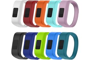 QGHXO Band for Garmin Vivofit Jr/Vivofit Jr. 2, Soft Silicone Replacement Watch Band Strap for Garmin Vivofit Jr/Vivofit Jr. 2 Activity Tracker, Small, Large