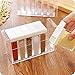 YIXIN Set of 6 Spice Shaker Seasoning Bottle Jar Condiment Storage Container with Tray for Salt Sugar Cruet, Color Random Delivery