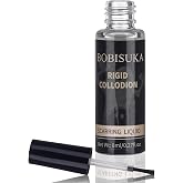 BOBISUKA Rigid Collodion with Brush 8ml for Scar Makeup, Scarring Liquid for Special Effects, Professional Realistic SFX Makeup Kit for Halloween, Cosplay, Costume, Theater, Stage &amp; Film