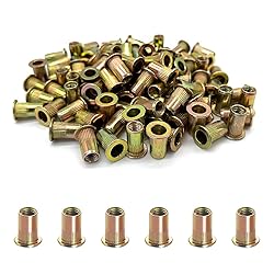100PCS -Rivet Nuts, M5 Carbon Steel Metric Rivet