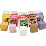 Kikkerland Scented Erasers, Milk Cartons (ER05)