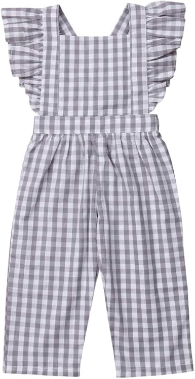 plaid playsuit