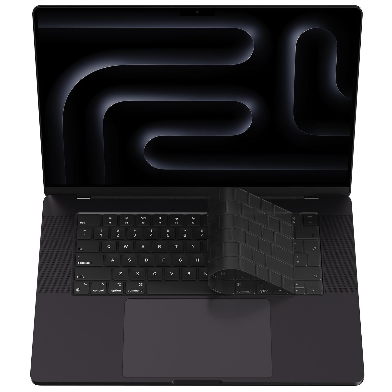 Photo 1 of Soonjet Compatible with MacBook EU/UK Layout Keyboard Cover, Premium Ultra Thin Protector for 2025-2021 M4/M3/M2/M1 Pro/Max MacBook Pro 14/16, M4/M3/M2 MacBook Air 13/15