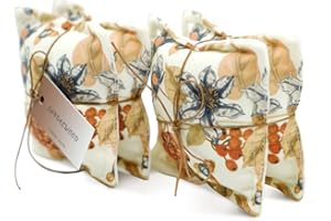 Aucuda Sandalwood Sachets for Drawers and Closets, 4 Packs Sachet Bags, Closet Air Freshener Packets,Long-Lasting Bags Scented,Drawer Deodorizers,Winter Home Warm Fragrance,Gift for Christmas,New Year