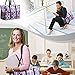 Nursescape Utility Tote - Perfect for Nurses, Teachers and Office Workers (Morocco Tiles_ Large)