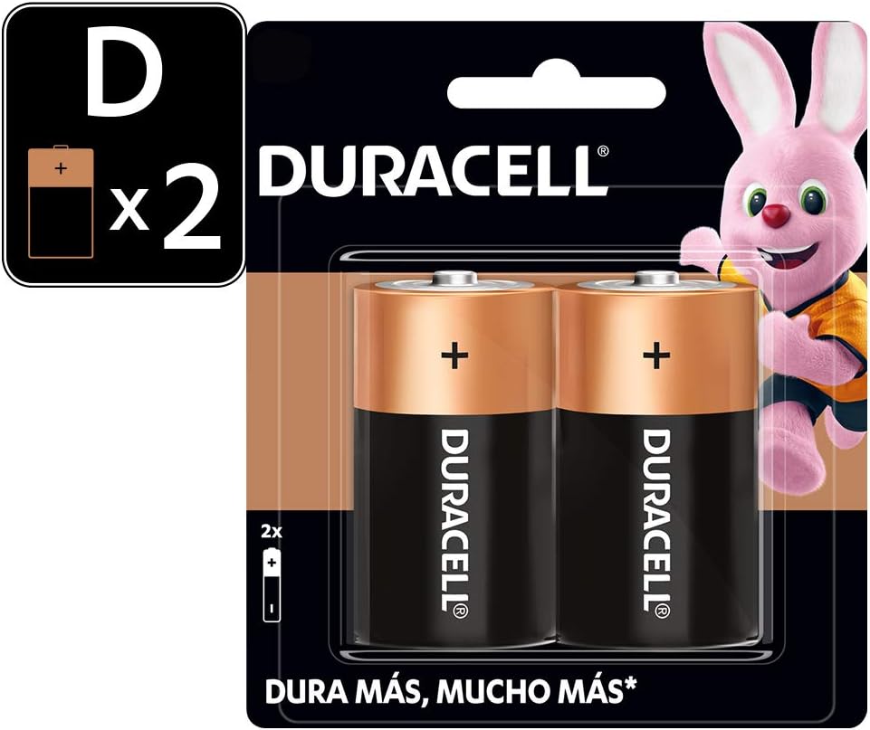 Duracell D Batteries 2Pack Coppertop(Case of 6 Packs