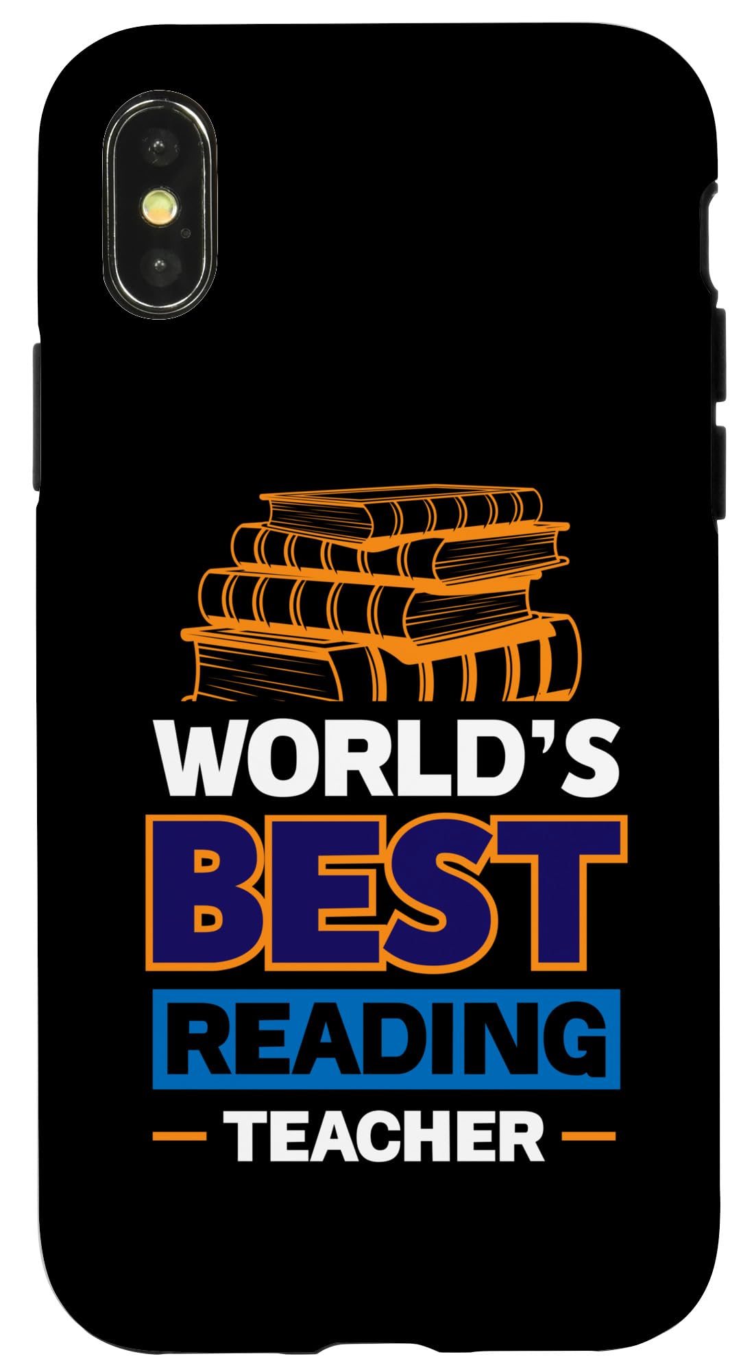 iPhone X/XS World's Best Reading Teacher Case
