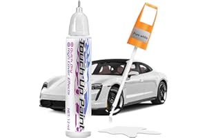 VIGORDER Touch Up Paint for Cars, Car Paint Scratch Repair, Quick & Easy Solution to Erase Scratches, 0.4 fl oz (White)