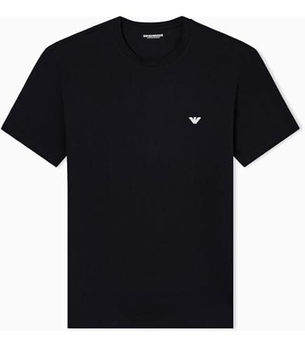 Emporio Armani Men's Stretch Cotton Jersey Short Sleeve V-Neck