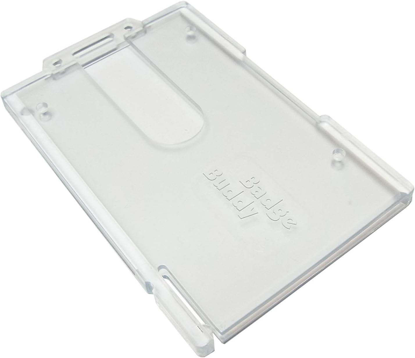PCL Media ltd1 x Badge Buddy Portrait Double Identity ID Card Pass Badge Holder Double ID Card Holder PCL Media ltd
