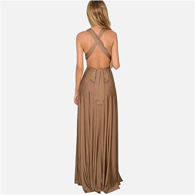 brown infinity dress