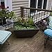 Aquascape 78051 Aquatic Patio Pond Planter, Container Water Garden, Large, Gray Slate