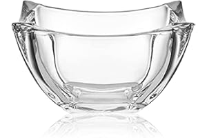 Mikasa Baron Crystal Square Bowl, 8 Inch