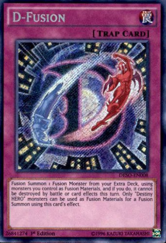 Yu-Gi-Oh! - D-Fusion (DESO-EN008) - Destiny Soldiers - 1st Edition - Secret Rare