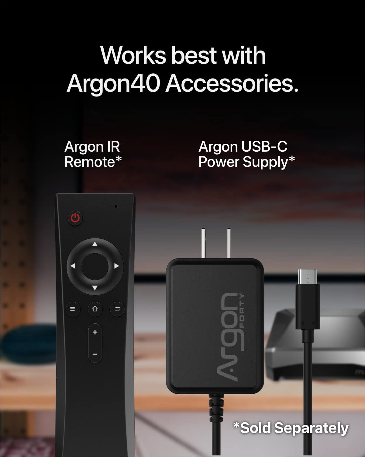 Argon ONE M.2 Aluminum Case for Raspberry Pi 4 with SATA SSD Support | Power Button and Fan | Compatible B-Key and B+M Key