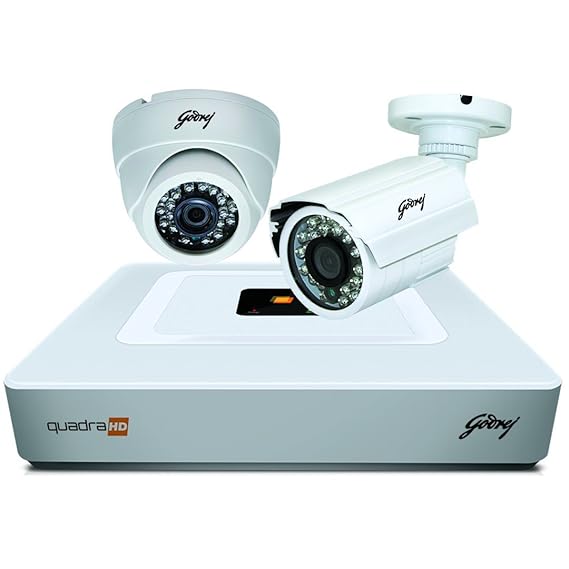 Buy Godrej Security Solutions See Thru 720P 4 Channel 1 Dome 1 Bullet