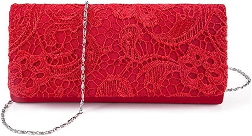 Girl's Floral handbag Evening bag Clutch Purse Wedding Handbag Chain Chain Bag