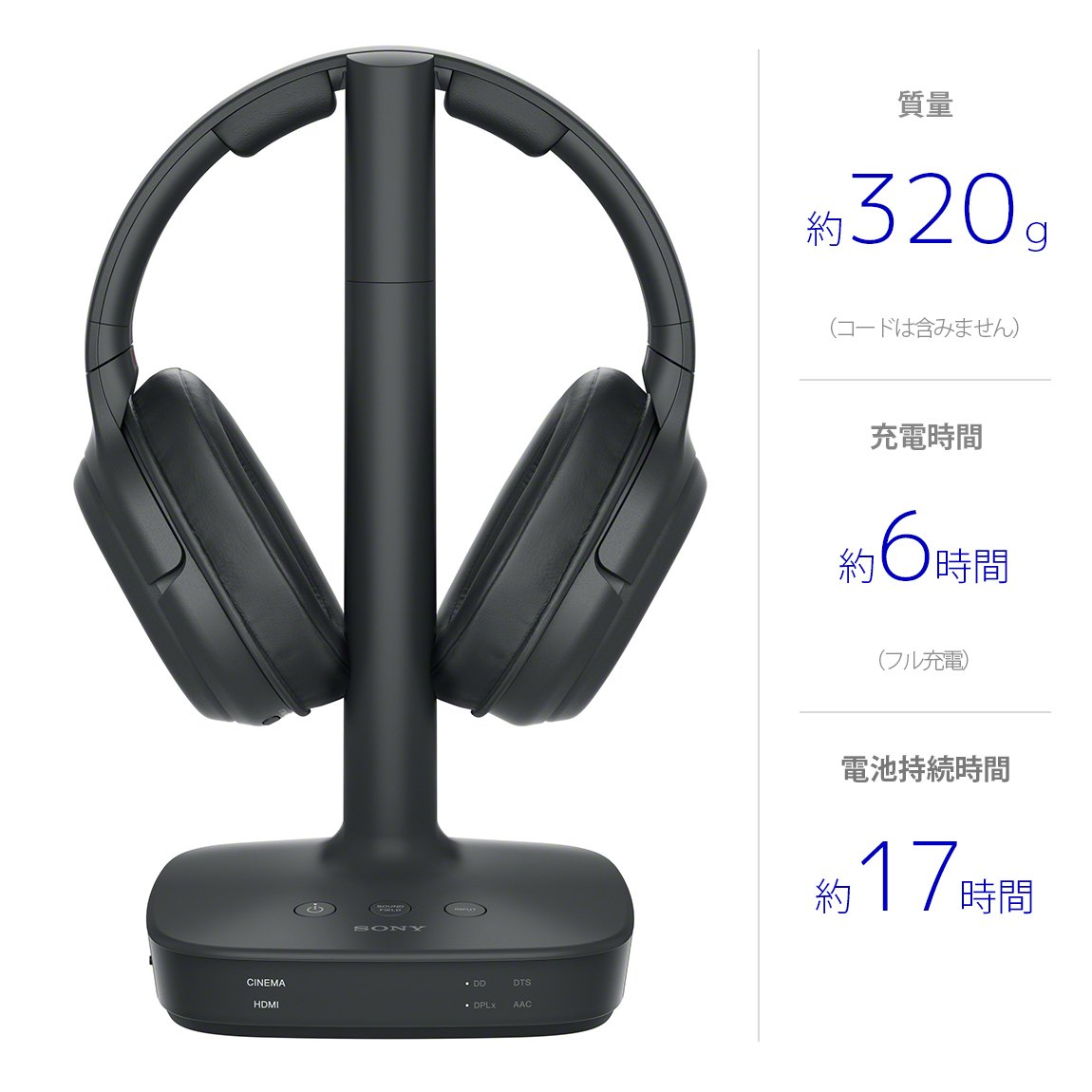 SONY WH-L600 7.1ch デジタルサラウンドヘッドホンシステム 【公式通販】