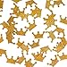 KEY SPRING Gold Confetti (200Pcs), Gold Crown Confetti, Party Table Confetti, Anniversary Confetti for Baby Shower, Wedding Table Decoration, Luau Decorations, Princess Party