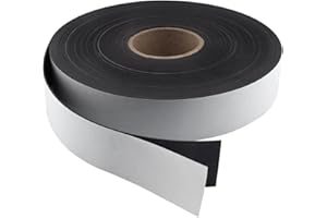 Master Magnetics - ZG80A-ABX Flexible Magnet Strip with Adhesive Back , 1/16" Thick, 2" Wide, 100 feet (1 Roll)
