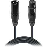Prox XCP-ECON-M10, Prox Branded Professional Premium Mic Cable XLR Male to XLR Female - 10 Feet