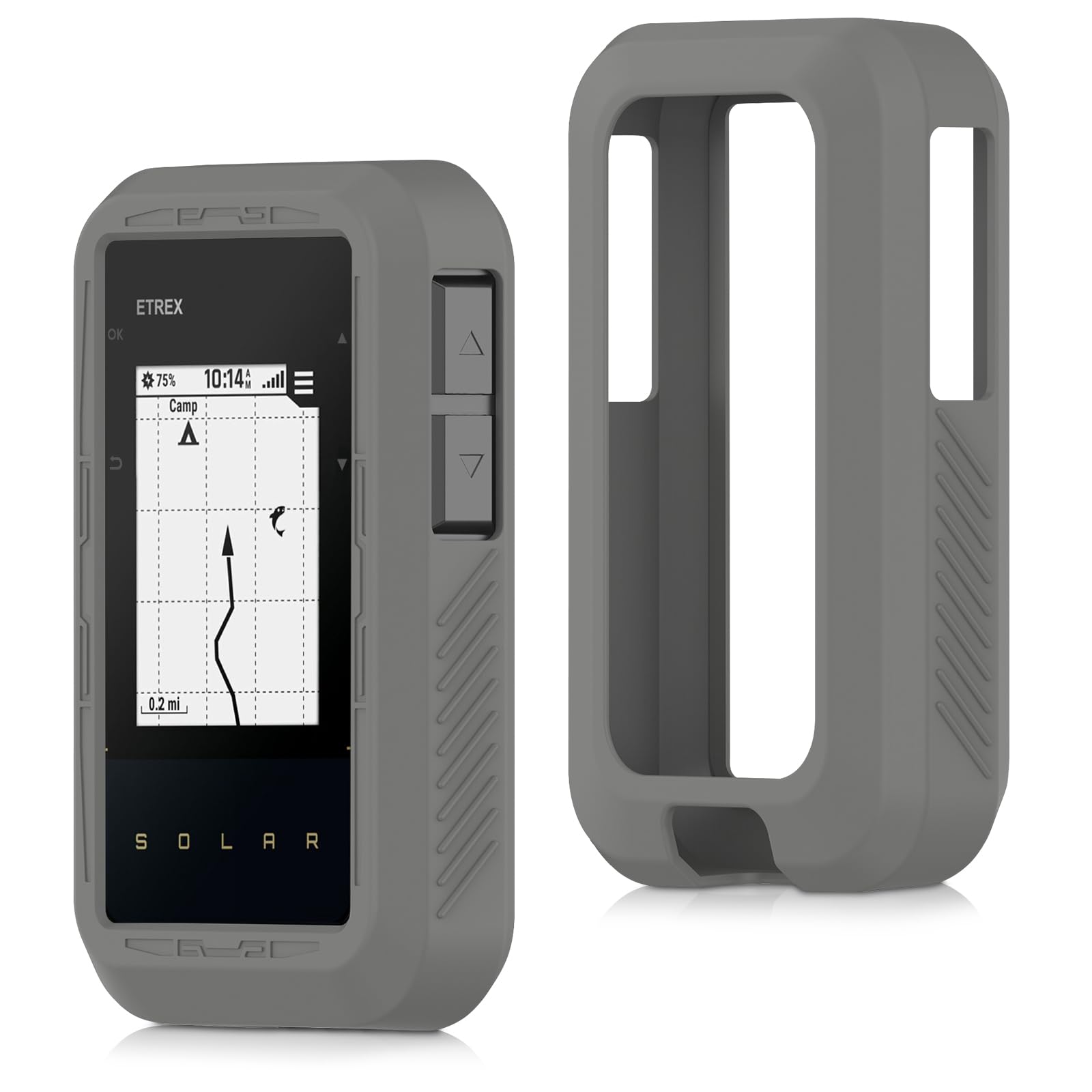CHULN Case Compatible with Garmin eTrex Solar, GPS Navigator Case Protective Case for Shockproof and Shatterproof Soft Silicone Protective Case for Garmin eTrex Solar.