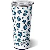 Swig Life 22oz Insulated Tumbler, Travel Coffee Tumbler with Lid, Cup Holder Friendly Travel Coffee Mug, Stainless Steel (Cool Cat)