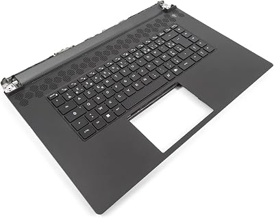 Dell Alienware m17 R5 AMD Palmrest French RGB Backlit Keyboard Renewed