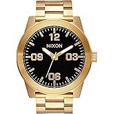 Nixon Corporal SS A346. 100m Water Resistant XL Men&rsquo;s Watch (48mm Watch Face. 24mm Stainless Steel Band)