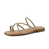 CUSHIONAIRE Venue Women’s Strappy Toe-Loop Slide