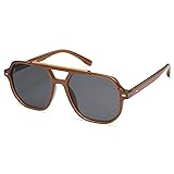 SOJOS Retro Trendy Aviator Polarized Sunglasses Men