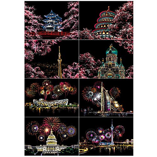 A4-fireworks + Cherry Blossoms Series (8pcs)