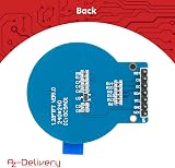 AZDelivery 5x GC9A01 1.28-inch Round TFT LCD Display for Arduino SPI 3.3V view 3