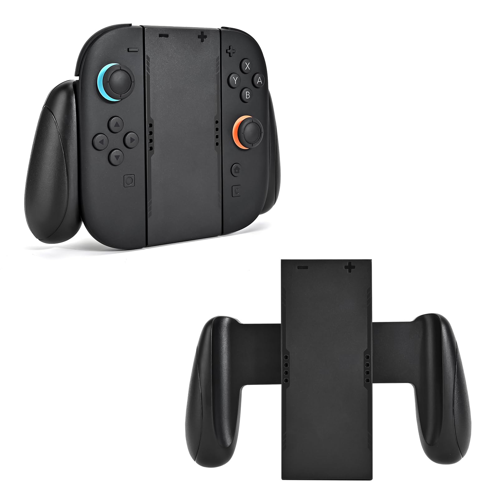 Photo 1 of DLseego Joycon Speed Charging Jon Con Grip for Nintendo Switch 2(2025), Portable Gaming Comfort Grip Handle Joystick Remote Comfort Controllers Holder Anti-Slip Handle Accessories - Black