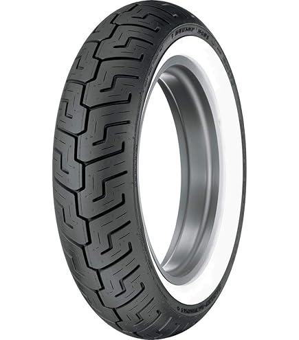 DUNLOP MT90B16 ホワイトウォールタイヤ Amazon.com: Dunlop Tires D402 MT90B16 Wide Whitewall Front