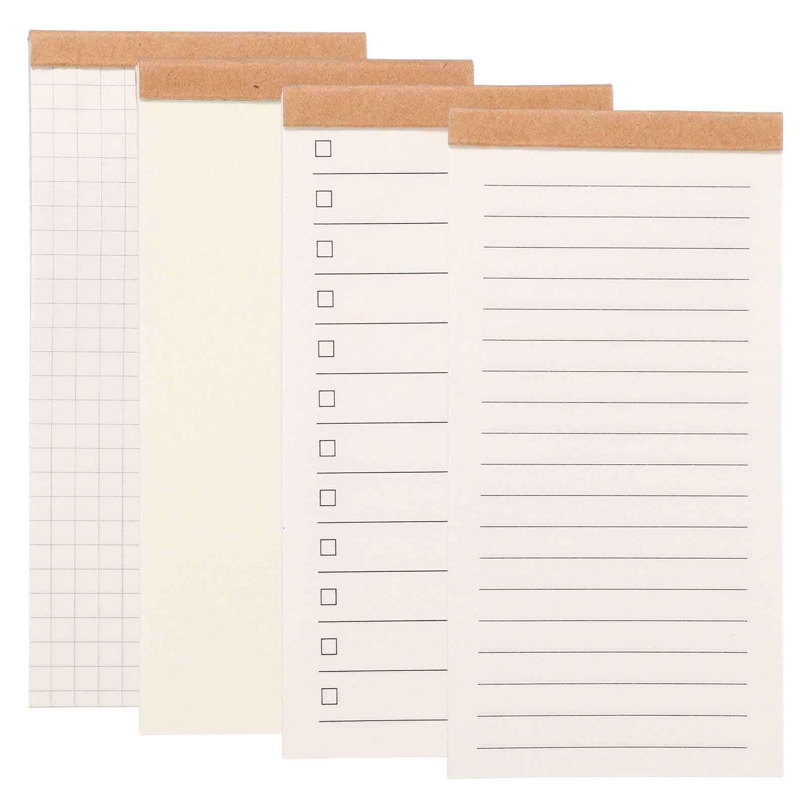 Photo 1 of PATIKIL Portable Field Notes, 4 Pcs Small Notepads 50 Sheets Pocket Notebooks Memo Books to Do List Organizer Planner Daily for Work Office Journey