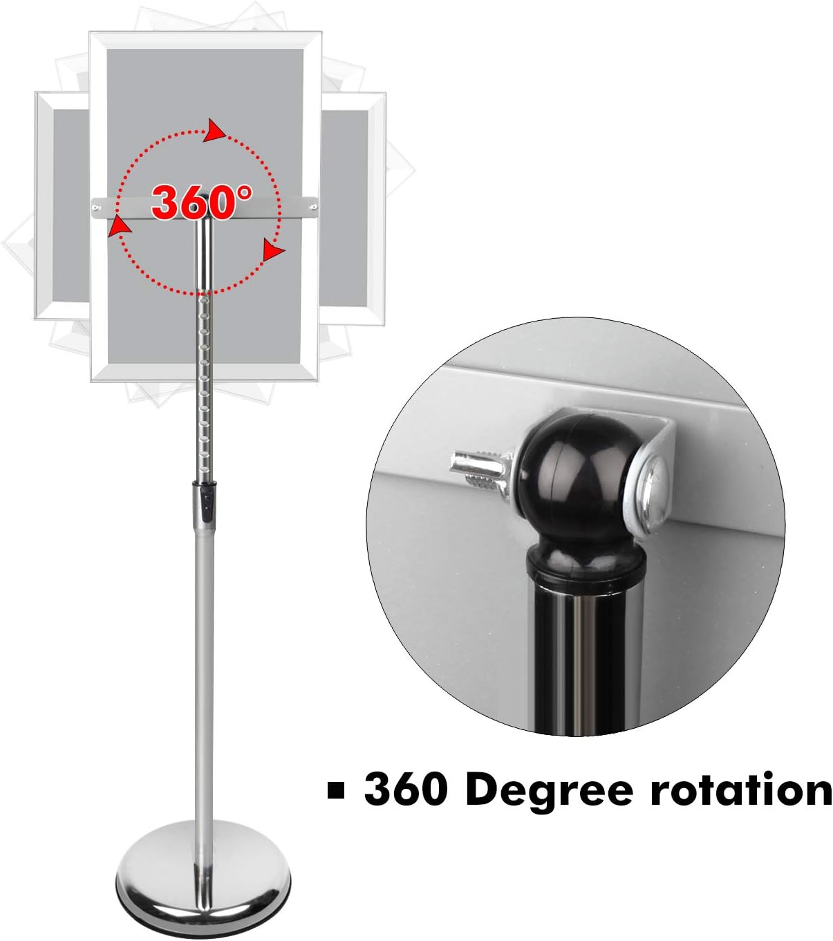 Industrial & Scientific Black Vertical and Horizontal View Sign