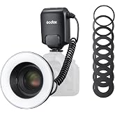 Godox ML150II Macro Ring Flash for Canon/Sony/Nikon/Fujifilm/Olympus | 6-level Output, GN12 CCT 5800K&plusmn;200K, GODOX ML150 II Ring Flash for Jewelry, Portrait, Macro Shooting