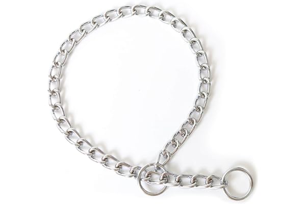 Frxat 304 Stainless Steel Dog Choke Collar, Heavy Duty Choke Chain for Large Dogs, Professional Martingale Slip Training Coll
