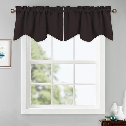 Amazon Com Pony Dance Kitchen Valances For Windows Scalloped