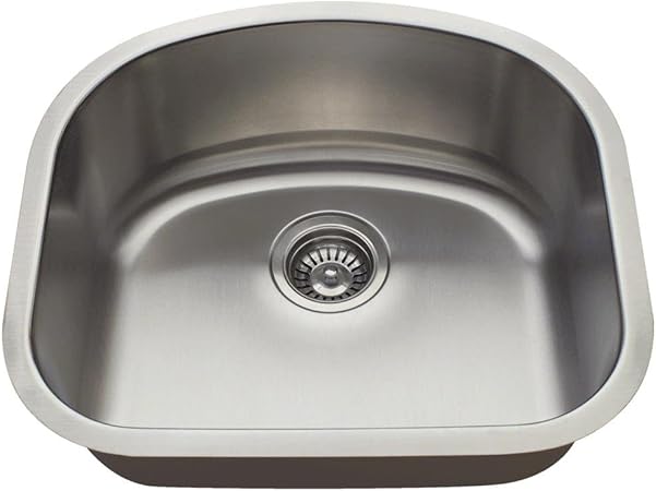 2118 18 Gauge Undermount Single Bowl Stainless Steel Sink