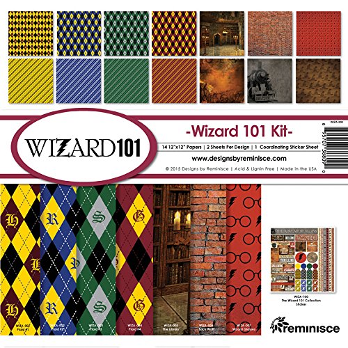 Reminisce WIZA-200 Wizard Collection Kit, 12" by 12", Multicolor