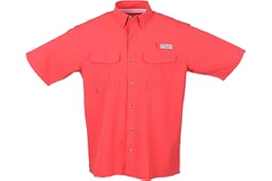 Bimini Bay Outfitters LTD Bimini Flats V Men's Short Sleeve Fishing Shirt Featuring BloodGuard Plus