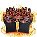 Platinum UMD 932F Oven and BBQ Mitts Cut Heat Resistant Gloves,Chef Supplies Accessories,100% Cotton Lining, Stripes for Ultimate Grip, Perfect for Kitchen, Baking, Grilling, Barbecue EN407 Certified