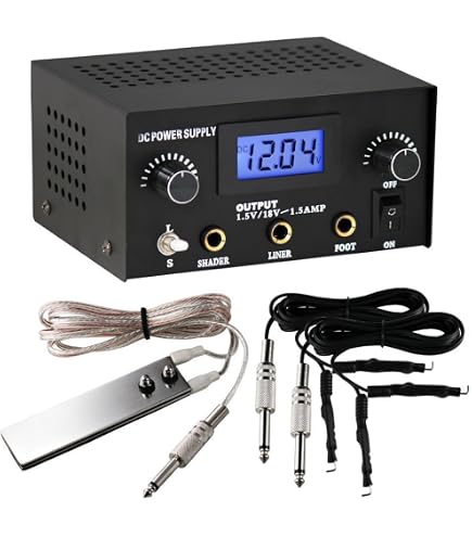 Amazon.com: Tattoo Power Supply -Aurora III New Professional 3rd
